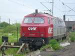 OHE 200087 ist am 4. Juni 2009 auf Gleis 7 ...