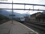 Mit grosser Versp�tung durchf�hrt der ETR 470 004 als CIS ...