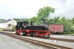 99 1568 rangiert im Bahnhof Steinbach, 21.06.09  ...