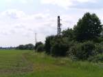 Im Stillgelegten Rangierbahnhofsbereich Buggingen.
�berreste des Rangierbahnhofes am 27.05.2009.
Diese kleine Rangierbahnhof ...