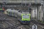 BLS 525016 Nina wird nach getaner Arbeit in Spiez abgestellt. ...