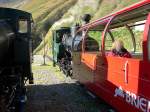 Zugskeuzung auf der R�ckfahrt vom Rothorn nach Brienz, 20. Sept. ...