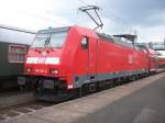 146 246-4 im Bahnhof ...  Dieter Berger 23.06.2009