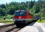 Die 1142 704-4 fuhr ...  Tobias Moser 24.06.2009