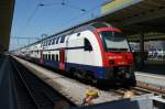 Bei strahlendem Sommerwetter RABe 514004-1 aufgenommen am 17.06.2009 in Z�rich. ...