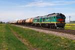 2M62 2M62U - 0382 mit Kesselzug bei Kuziai (11.05.2009)