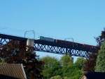 �ber den D�chern von Moresnet in Belgien rollt eine BR ...