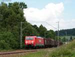 189 038-3 mit dem FZT 55834 (Villingen-Offenburg Gbf) am km ...