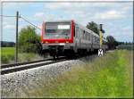 628/928-325 mit einem weiteren 628 von Bad Mergentheim nach Crailsheim ...