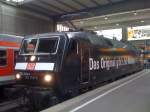 Am 06.06.09 stellte die 120 159-9 M�rklin den CNL M�nchen ...