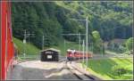 Wegen 10 min�tiger Versp�tung kreuzen wir den RE1057 mit Ge ...