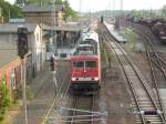 Durchfahrender G�terzug in Bergen/R�gen ...  Mirko Schmidt 26.06.2009