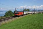 Re 460 047-7 befindet sich am 25.6.09 hoch über dem ... Re 460 047-7 befindet sich am 25.6.09 hoch über dem ...