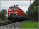 Das 100. Bahnbild von mir.:-)
Mit 218-464 am RE von Prag ...