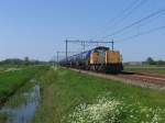 BR 6400 6413 mit G�terzug 55333 Roodeschool-Onnen bei Haren am 8-5-2008.