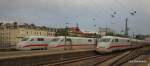 Mein 1000. Bild auf Bahnbilder.de! Zusehen sind 3 Triebz�ge der ...