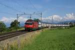 Re 460 045-8 f�hrt ...  Sandro Gadola 27.06.2009