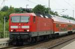 143 935-5 mit einer RB nach Halle/Saale f�hrt aus den ...