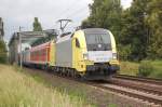 ES 64 U2 096 am 27.06.2009 nach �berquerung des Mittellandkanals ...