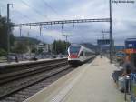 RABe 522 003-3 am 24.6.09 in Liestal als S3 nach ...