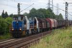 VPS 1505 + 1501 mit dem Güterzug Beddingen - Seelze, ... VPS 1505 + 1501 mit dem Güterzug Beddingen - Seelze, ...