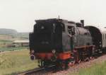 Die Dampflok 75-1118 auf der Wutachtalbahn.  ...