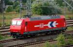 145-CL 013 der HGK steht am 26.06.09 in Bitterfeld.  ...