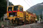 Die 08-275 ZWL bei ihrer arbeit in Ax Les Thermes ...