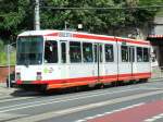 bochum-gelsenkirchener-strasenbahn-ag-bogestra Ein Stra�enbahnzug der Bogestra am 19.06.2009 in Bochum Hamme.