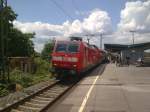 BR 146 mit Zugen 146 027-8 Mit dem RE 2 nach M�nster in M�lheim