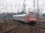 101 134-5 bei der Einfahrt in den Dortmunder Hauptbahnhof 28.6.2009 ...