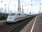 br-402-ice-2 402 008-7 bei der Ausfahrt aus dem Dortmunder Hauptbahnhof 28.6.2009