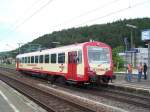 HzL Hohenzollersche Landesbahn AG Der VT 121 am 01/06/09 im Bahnhof Immendingen.