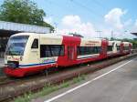 HzL Hohenzollersche Landesbahn AG VT 253 im Bahnhof radolfzell am 29/06/09.