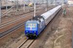 BR 120 Nachschuss auf einen Ersatz-IC mit 120 151 als Schublok. Er durchfuhr am 29.03.09 Bitterfeld Richtung Berlin. Einen Dank nochmal an dieser Stelle an Kevin Schmidt, der an diesem Tag als Vormelder fungierte!!