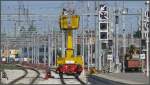 In Venezia Mestre wird kr�ftig umgebaut und die Fahrleitung erneuert. ...