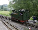 Die IK Nr.54 am 28.06.09 beim rangieren in J�hstadt.Sp�ter fuhr ...