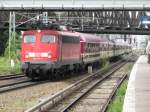 Diese BR 110-351-4 lief ...  Maik Christmann 01.07.2009