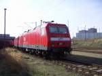 801 der MEG abgestellt im BW Berlin Lichtenberg am 4.4.05 ...