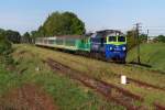ST44 - 1215 (PKP Cargo) und EP07 - 385 mit ...