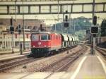 SBB Re 4/4 11345 - Lenzburg - 13.08.2002  ...