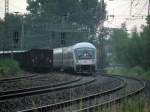 Ein Unwetter machts m�glich...ein IC f�hrt mit einer minimalen Geschwindigkeit ...
