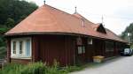 Das sch�ne Empfangsgeb�ude des Bahnhofs Edle Krone am 15.06.09.  ...
