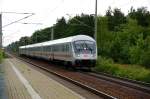 Ein IC aus Richtung Berlin durchf�hrt am 12.06.09 Burgkemnitz Richtung ...