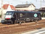 ES 64 F4-200 eine MRCE-Dispoleasinglok der ITL wartet am 01.07.2009 ...