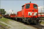 Diesellok 2067 102 beim Werksverschub in der Traktion Knittelfeld.
2.7.2009  ...
