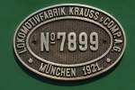 Das Fabrikschild der Krauss ...  Mario Sch�rholz 03.07.2009