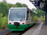 VT42 soeben als VBG83225 aus Plauen angekommen, wird bald als ...