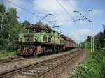 EL2-44 von der KWB KONIN zieht beladenen Wagen nach Pątnów. ... EL2-44 von der KWB KONIN zieht beladenen Wagen nach Pątnów. ...