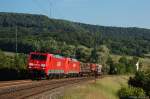 189 001 in Doppeltraktion mit einer 152er bringen am Abend ... 189 001 in Doppeltraktion mit einer 152er bringen am Abend ...